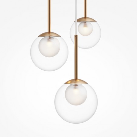 Lampe de plafond Basic Form Transparent (3 lumieres)