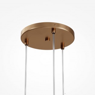 Lampe de plafond Basic Form Transparent (3 lumieres)