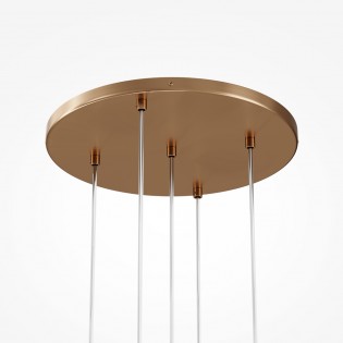Lampe de plafond Basic Form Transparent (5 lumieres)