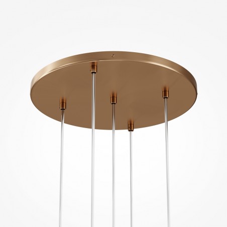 Lampe de plafond Basic Form Transparent (5 lumieres)