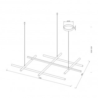 Suspension LED Radiance (80W)