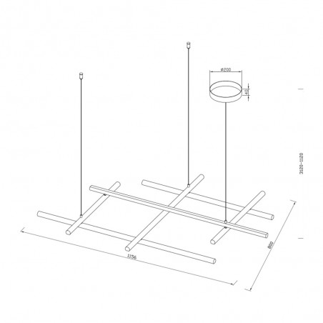 Suspension LED Radiance (80W)