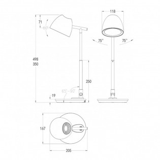 Lampe de bureau Led Foster (8W)