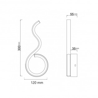 Applique murale Led Macan (11W)
