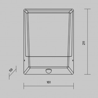 Applique murale d'exterieur LED Row (9W)
