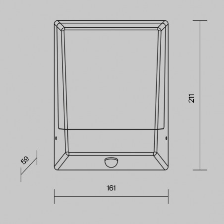 Applique murale d'exterieur LED Row (9W)
