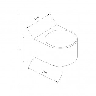Applique Murale d'exterieur LED Blow (2x5W)