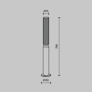 Balisé de exterieur LED Lit (12W)