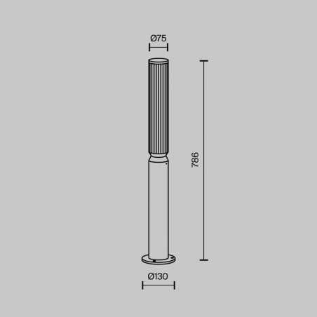 Balisé de exterieur LED Lit (12W)