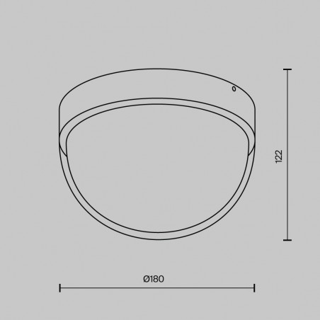 Plafonnier d'exterieur LED Mon (12W)