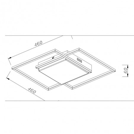 Plafónnier Led Tonga (40W)