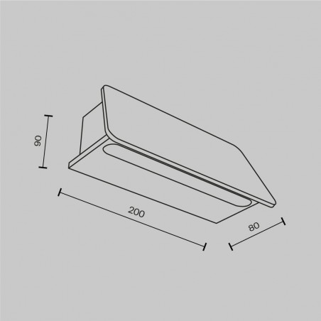 Applique Murale d'exterieur LED Trupp (6W)