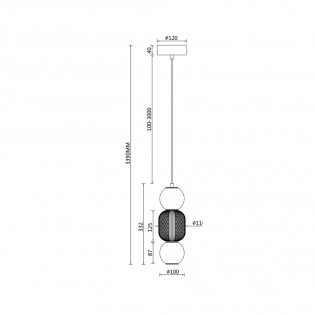 Suspension LED Drop (16W)