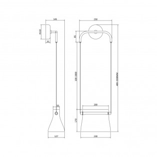 Applique Murale LED Cabaret (8W)