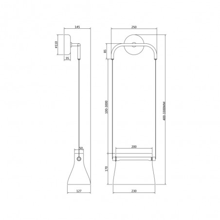 Applique Murale LED Cabaret (8W)