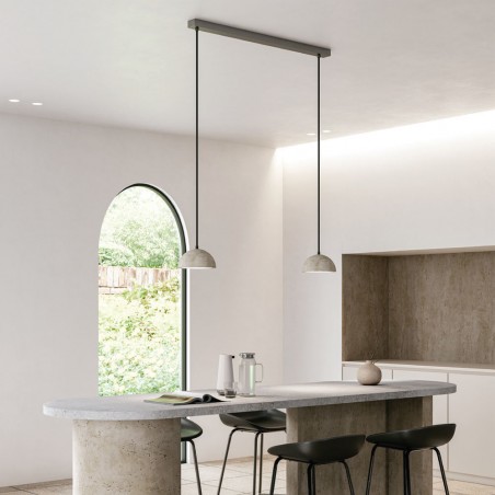 Lámpara colgante LED Dussa (2x9W)