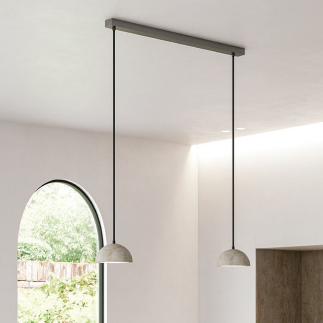 Lámpara colgante LED Dussa (2x9W)