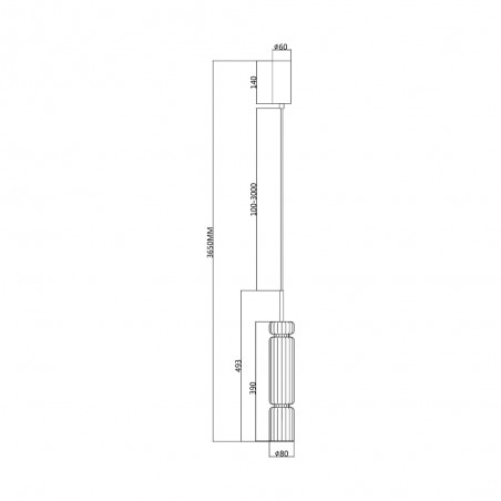 Suspension LED Ordo (8W)