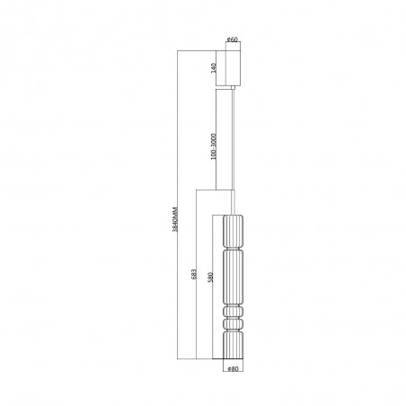 Suspension LED Ordo II (8W)