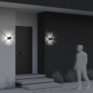 Applique murale d'exterieur LED Vint (9W)