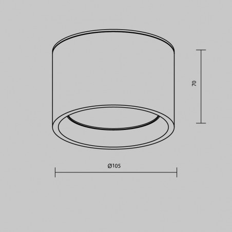Spot de surface LED Hydra (10W)