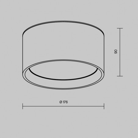 Spot de surface LED Hydra (15W)