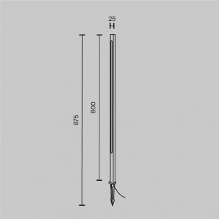 Balisé de exterieur LED Pole (12W)