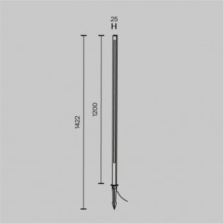 Balisé de exterieur LED Pole (18W)