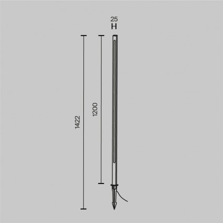 Balisé de exterieur LED Pole (18W)