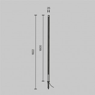 Balisé de exterieur LED Pole (24W)