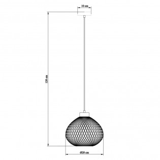 Lámpe de plafond Flore