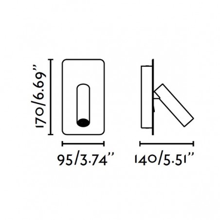 Applique murale LED Suau (3W)