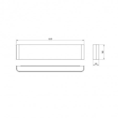 Aplique de pared LED Egeo (20W)