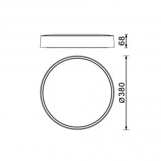 Plafón de techo LED Cumbuco II CCT (30W)