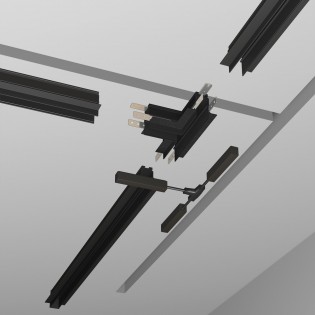 Conexión en T carril...