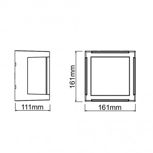 Aplique de exterior LED Creek CCT (15W)