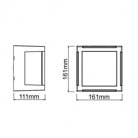 Aplique de exterior LED Creek CCT (15W)