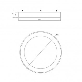 Plafón de techo LED Niseko...