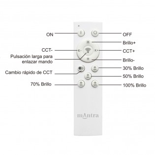 Plafón de techo LED Niseko II Dim (60W)