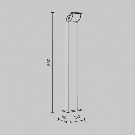 Balise de exterieur LED Stock (7W)