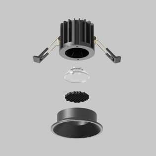 Encastré de plafond LED Round (7W)