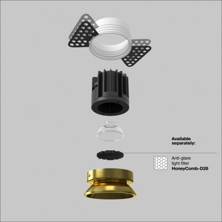 Encastré de plafond LED Round II (12W)