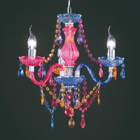 Lustre Lüster Multicolore (3 lumières)