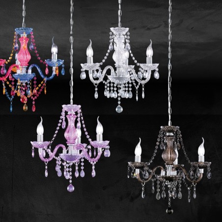 Lustre Lüster Multicolore (3 lumières)