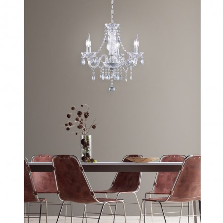 Lustre Lüster Transparent (3 lumières)