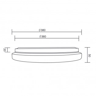 Plafonnier LED Kira Dim (18W)