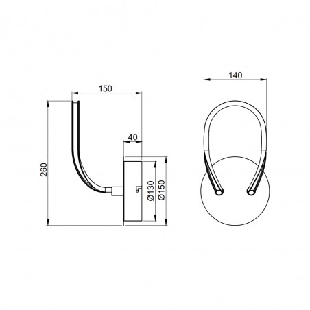 Applique Murale LED Bologna (11.50W)