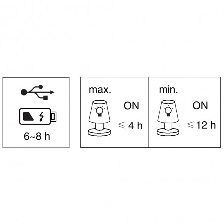 Lampe de table rechargeable LED Lord (1,5W)
