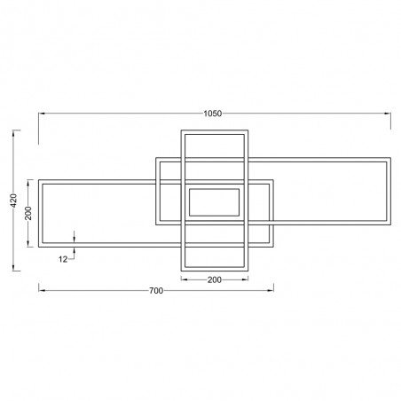 Plafonnier LED Irvine CCT Dim (60W)