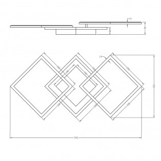 Plafonnier LED Trail (31W)